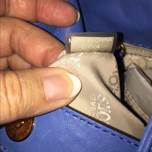 Michael kors Ludlow heritage blue bag w/wallet - Picture 2 of 4