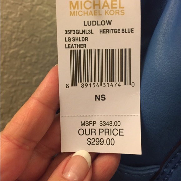 Michael kors Ludlow heritage blue bag w/wallet - Picture 3 of 4