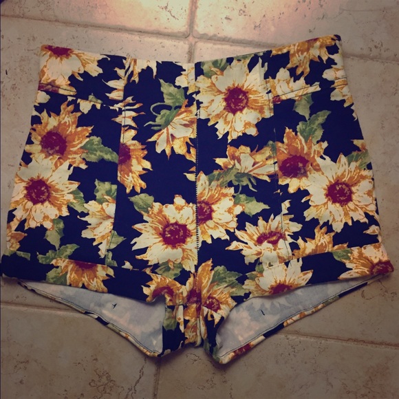 Sunflower high waist shorts