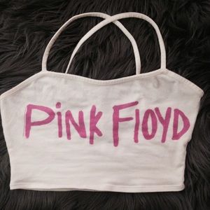 Pink Floyd Cross Strap Crop