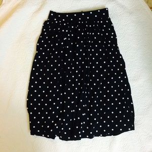 Polka dot skirt