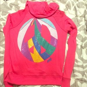 VS PINK bling zip hoodie