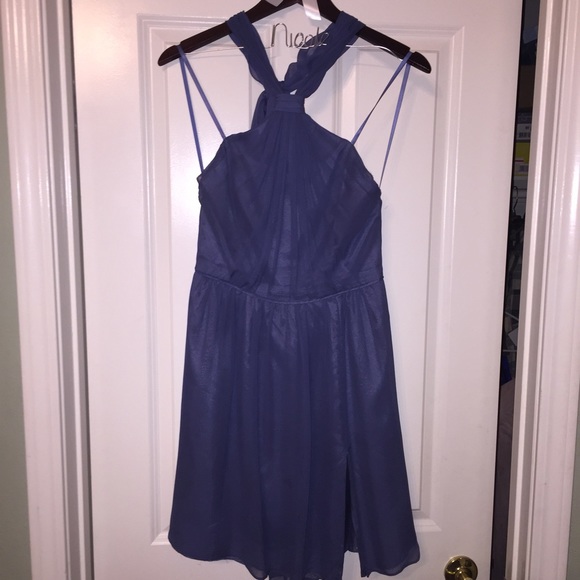 Jill Stuart Aurora Knotted Silk Halter Gown size 6 - Picture 2 of 4