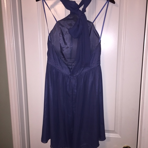Jill Stuart Aurora Knotted Silk Halter Gown size 6 - Picture 3 of 4