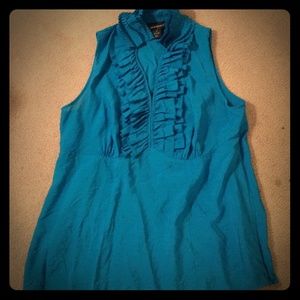 Beautiful ruffle blouse perfect for holiday party