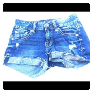 American eagle outfitters - denim shorts- size 00