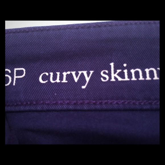 These are purple jeans like pants.