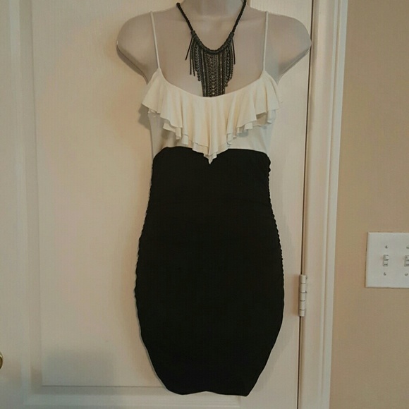 Sexy black/ white dress.