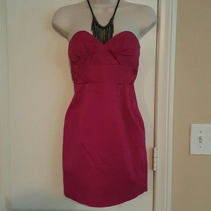 Hot Pink Tube Dress