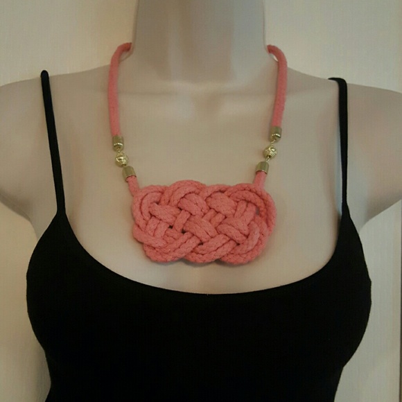 Handmade statement rope necklace