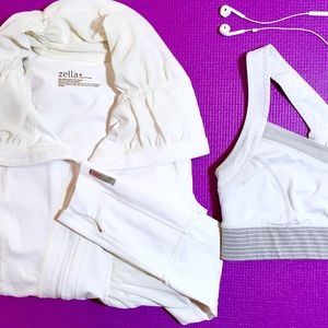 Zella "statement" wrap yoga jacket