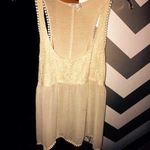 Boho Tunic with sheer bottom