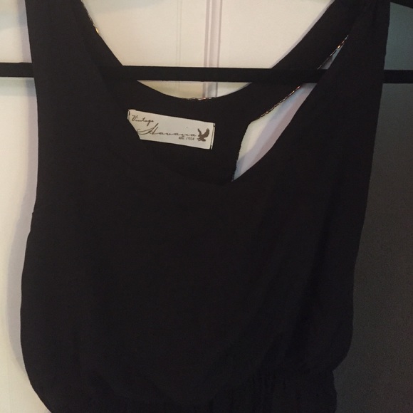 Vintage Havana Black tank dress small - Picture 3 of 3