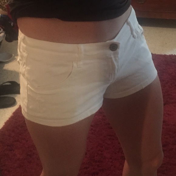 White Hollister Shorts