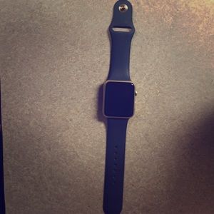 Apple watch midnight blue and gold 42mm