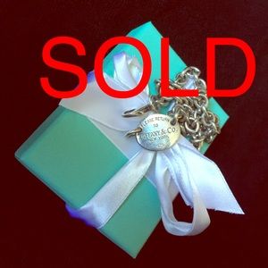 Authentic oval tag return to tiffany necklace