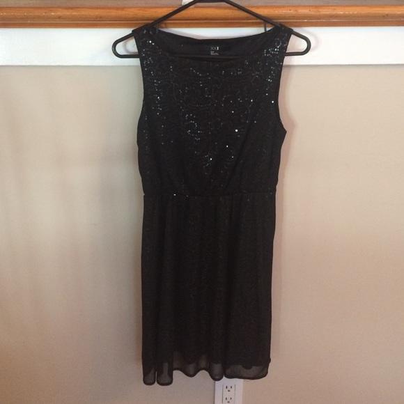 Sparkly black dress