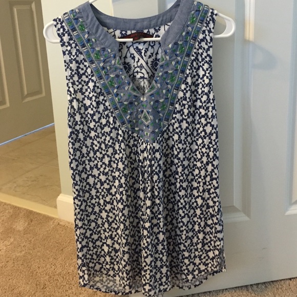 Anthropologie Porcelein Tank