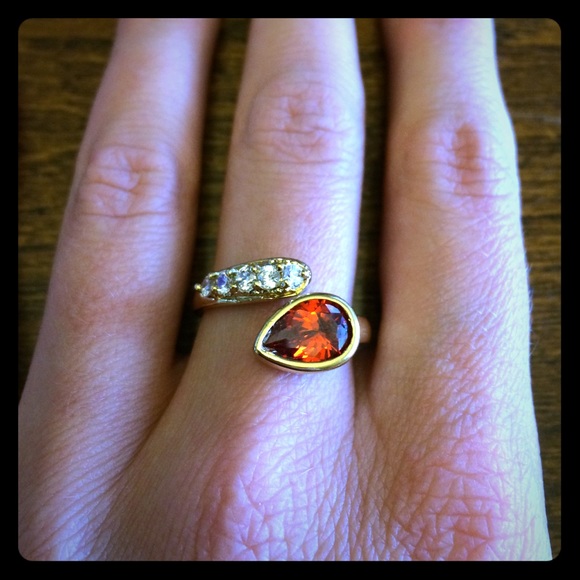 18kt gold plated ring