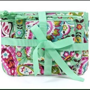 Vera Bradley Cosmetic Trio in Tutti Frutti