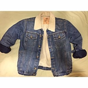 Vintage Shearling & Denim Jacket