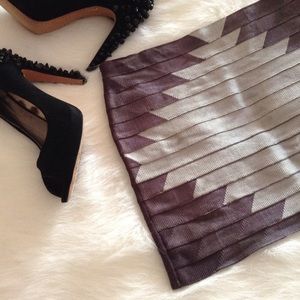 Haute Hippie bondage skirt