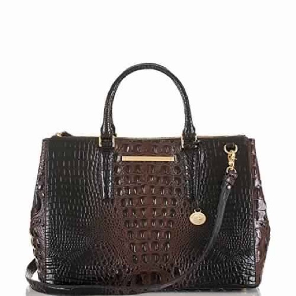 🚫SOLD🚫Authentic Brahmin Lincoln Cocoa Satchel