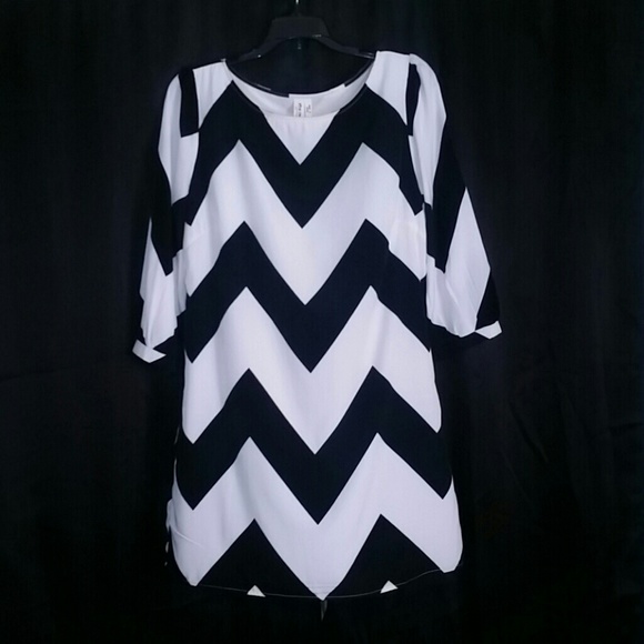 Chevron Shift Dress