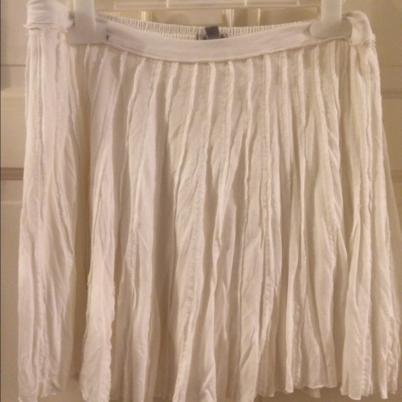 White skirt