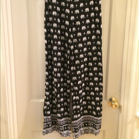 Elephant Pattern Pants