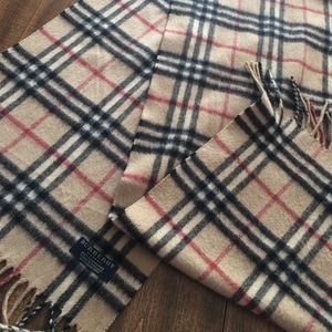 Authentic Burberry cashmere scarf