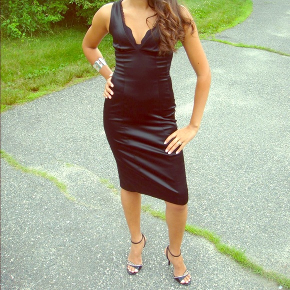 Bebe satin dress