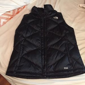 North face black vest.