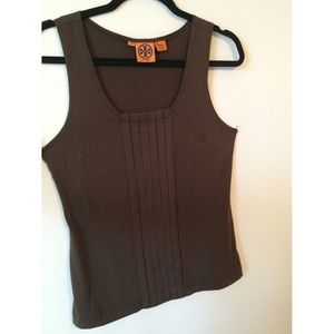 Tory Burch Cotton Pleated Blouse