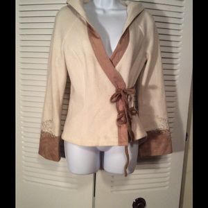 Vera Moda Wool Hood Jacket