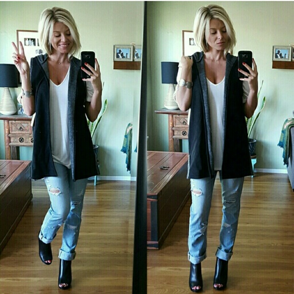Tops - RESERVED Last One▪ Cozy-Soft Black & Graphite Vest