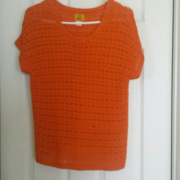 Orange sweater