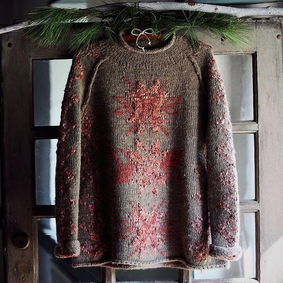 Free People Sweaters - Free People Snowflake Reflection Pullover
