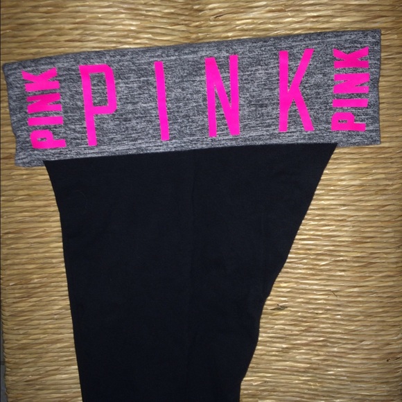 Black leggings from PINK
