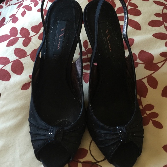 Nina sling back pumps