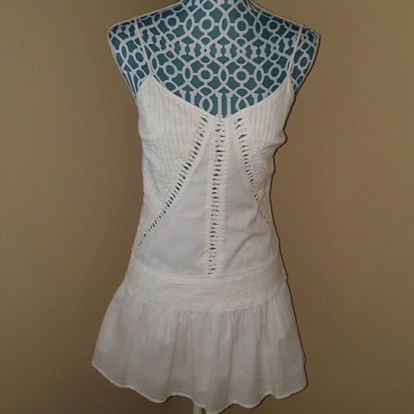 BCBG MaxAzria White Dress Size XS