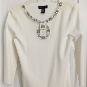 Cable & Gauge Keyhole Sweater