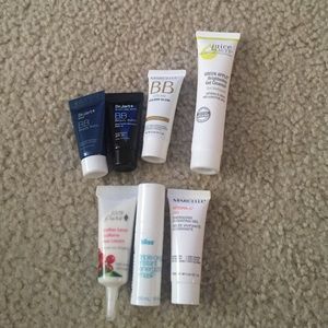 BB cream, energizing gel, eye creams