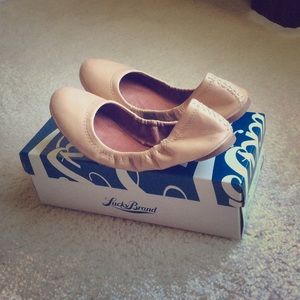 Rose Cream Ballet Slippers by Lucky Brand