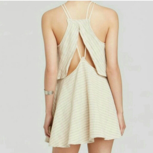 Free People Dresses & Skirts - NWT Sexy Free People cream/tan tulip dress
