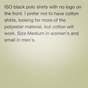 Looking for polos
