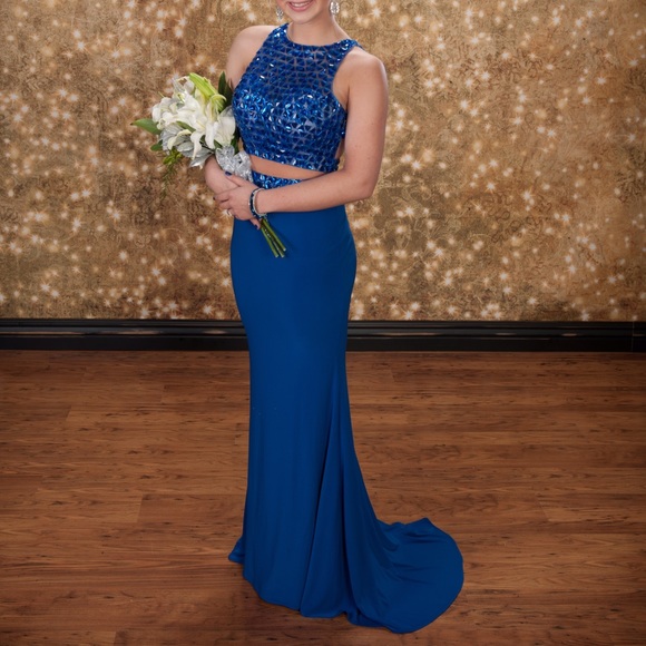 2 Piece Prom Dress