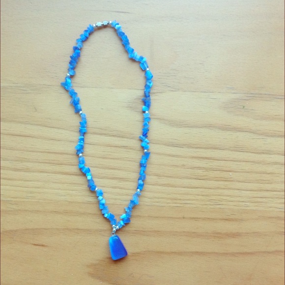 Blue Stone Necklace