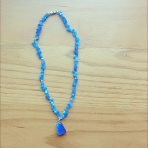 Blue Stone Necklace