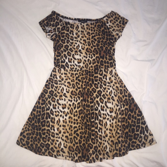 Animal print dress